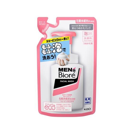 KAO メンズビオレ 泡タイプディープモイスト洗顔 つめかえ用 130mL