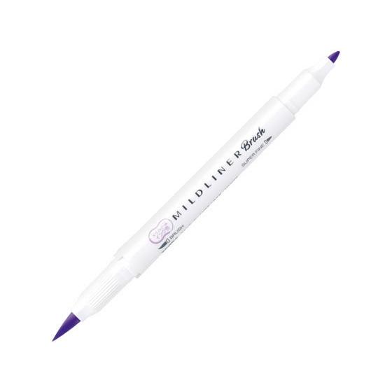 ゼブラ マイルドライナーブラッシュ マイルドバイオレット WFT8-MVI イラスト筆ペン フェルト...