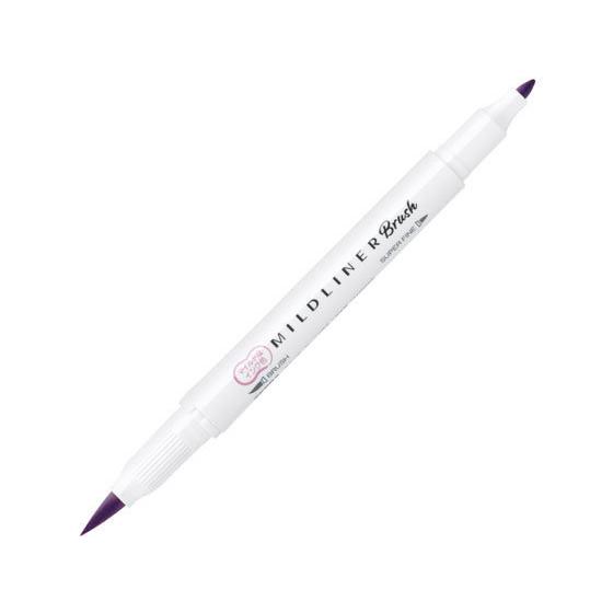 ゼブラ マイルドライナーブラッシュ マイルドマゼンタ WFT8-MMZ イラスト筆ペン フェルトペン...