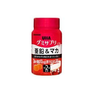 Uha味覚糖 Uhaグミサプリ 亜鉛 マカ 30日ボトル 60粒 Y48633