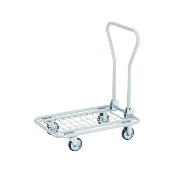 【お取り寄せ】TRUSCO 軽量メッシュ台車 アミー 720×440 AM-80 折りたたみ台車 台...