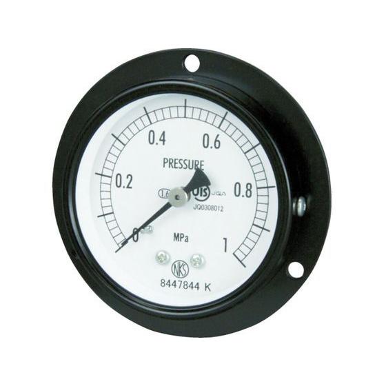 【お取り寄せ】長野 普通形圧力計 D枠埋込型 Φ60最小目盛0.010 AA15-221-0.4MP...