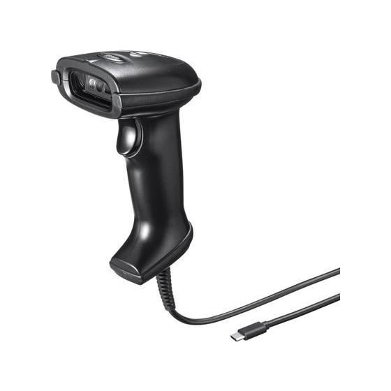 【お取り寄せ】サンワサプライ Type-C 2次元バーコードリーダー BCR-TC2D1BK カード...