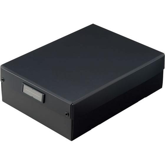 【お取り寄せ】リヒトラブ Roomy 折りたたみボックス A4 浅型 ブラック A795-24 Ａ４...