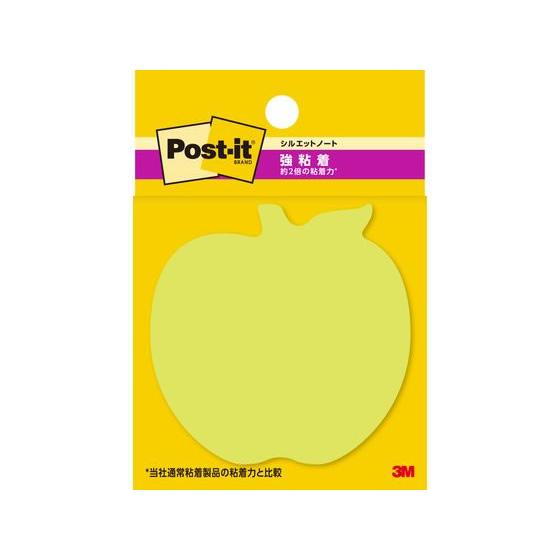 3M ポストイット ふせん 強粘着 リンゴ 62mm×62mm 3冊 SSS-APU デザインふせん...