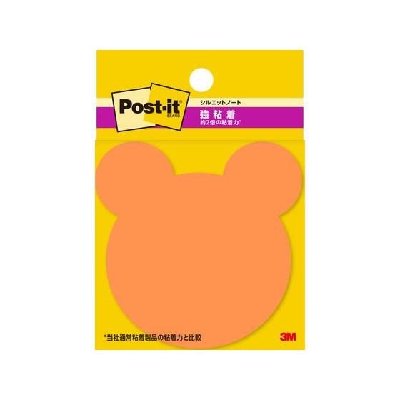 3M ポストイット ふせん 強粘着 クマ 69mm×69mm 3冊 SSS-BEU デザインふせん ...