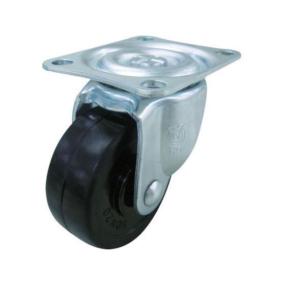 【お取り寄せ】ユーエイ キャスター自在車 25径ゴム車輪 G-25R キャスター 筐体 機構部材 金...