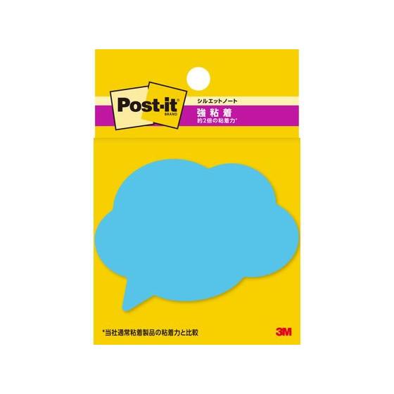 3M ポストイット ふせん 強粘着 フキダシ 50mm×69mm 3冊 SSS-FKU1 デザインふ...
