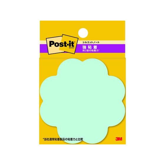 3M ポストイット ふせん 強粘着 フラワー 69mm×69mm 3冊 SSS-FLU デザインふせ...