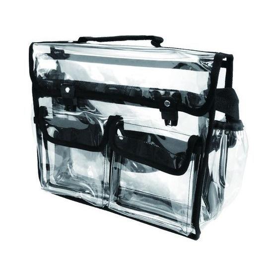 【お取り寄せ】TRUSCO エンジニアクリアバッグ ポケット370×300×120 TDEB120 ...