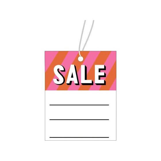 【お取り寄せ】ササガワ 提札 四角型 桃 SALE 500枚 18-3330 値札 提げ札 値札 陳...