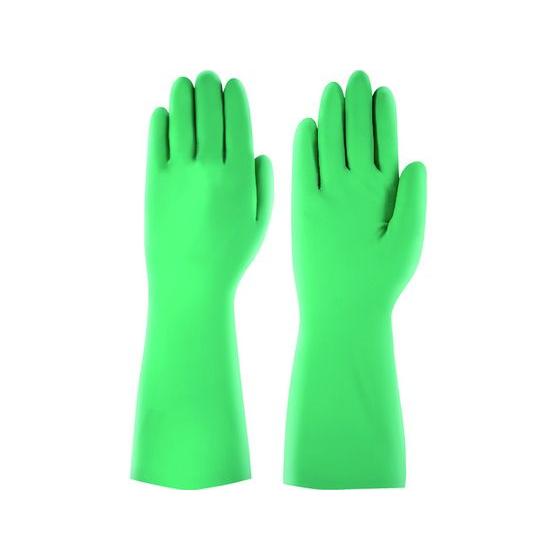 【お取り寄せ】耐油・耐薬品ニトリル手袋 アルファテックソルベックス 37-873中厚手 LL 溶剤 ...