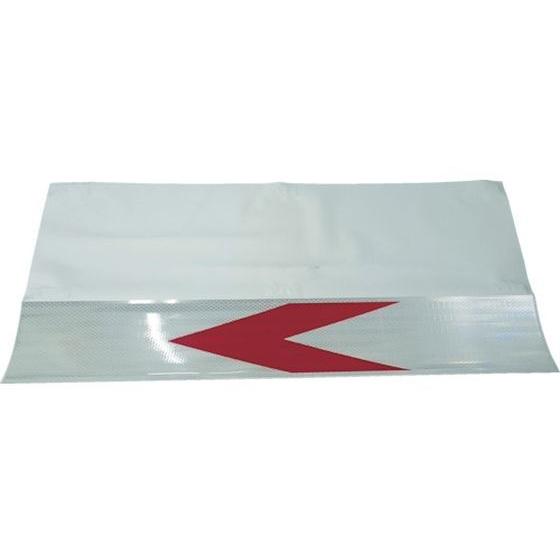 【お取り寄せ】仙台銘板 プリズム高輝度反射シート 左矢印 4732010 道路 現場 安全 作業