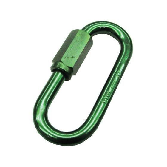 【お取り寄せ】水本 アルミリングキャッチ(アルマイト付) グリーン 線径6mm 長さ49mm 吊具 ...