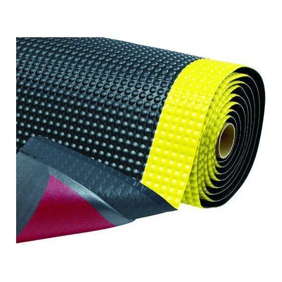 【お取り寄せ】NOTRAX 疲労軽減マット スカイトラックス ブラック&amp;イエロー 600×910 安...