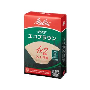 メリタ/コーヒーフィルター Nエコブラウン 1×2G/PE-12GBN