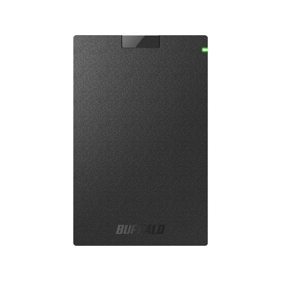 バッファロー ポータブルHDD 500GB ブラック HD-PCG500U3-BA