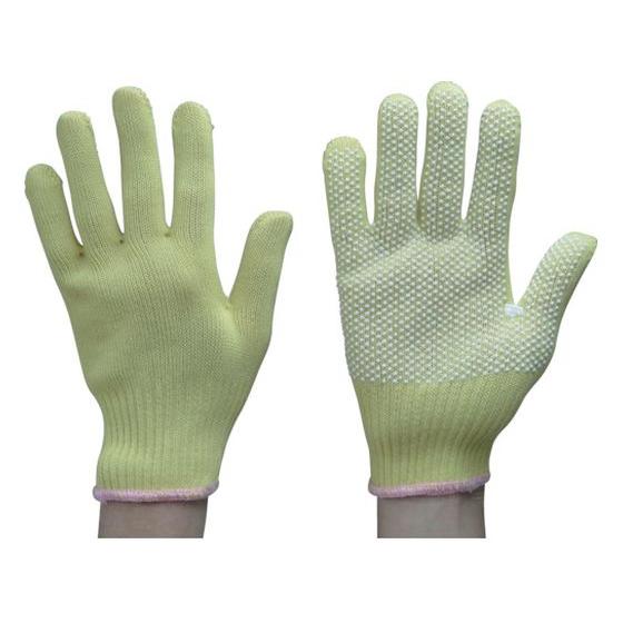 【お取り寄せ】トワロン 耐切創手袋 ケブラーK-10G うす手スベリ止付 S 10双 アラミド 耐切...