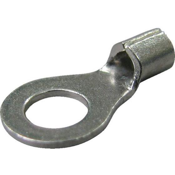 【お取り寄せ】ニチフ 耐熱端子 (R形)(100P)外寸9.5mmスタッド径5.3mm N 2-5 ...