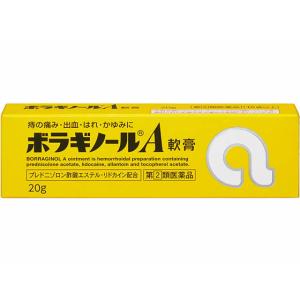 【第(2)類医薬品】薬)天藤製薬 ボラギノールA 軟膏 20g  軟膏 クリーム 尿のトラブル 痔の薬 医薬品｜jetprice