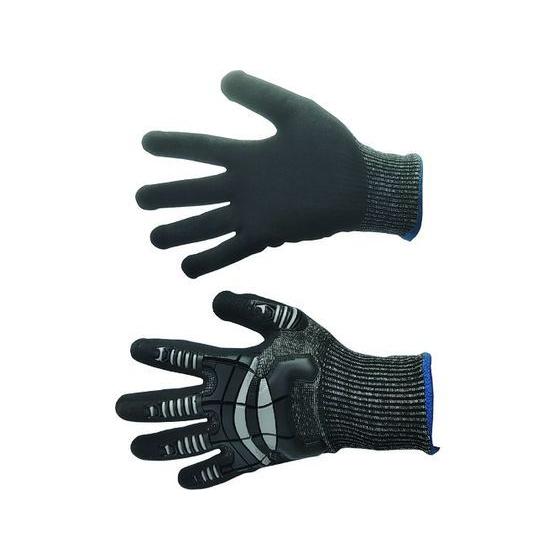 【お取り寄せ】富士手袋 ナックルアーマーC4 黒 M 9900-BK-M 耐切創手袋 作業用手袋