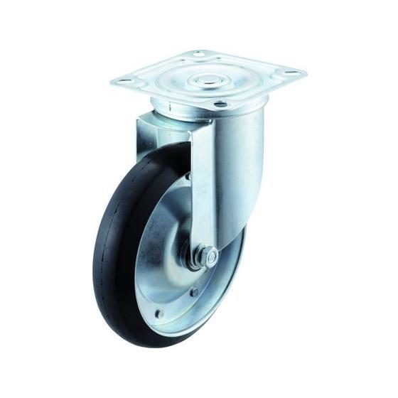 【お取り寄せ】ワコー エアーキャスター(自在車) 200mm ゴム車 ASHG-200-RB キャス...