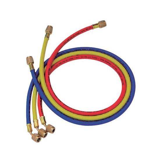 【お取り寄せ】イエロージャケット R407C等用チャージングホースプラス2 152cm 3本パック ...