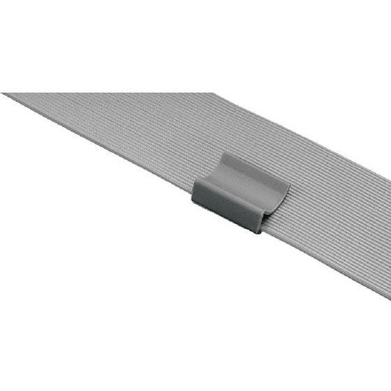 【お取り寄せ】パンドウイット フラットケーブル固定具 ゴム系粘着テープ付き グレー(100個) FC...