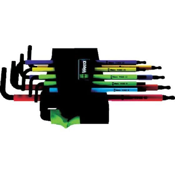 【お取り寄せ】Wera 967SPKL／10SMN マルチカラートルクスキーセット 073599 六...