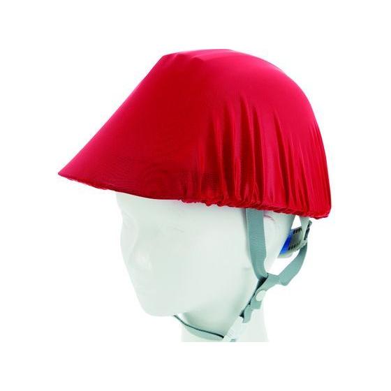 【お取り寄せ】TRUSCO 識別用ヘルメットカバー 赤 HMCD-R ヘルメット 安全保護具 作業