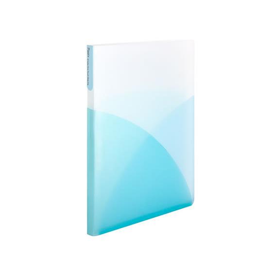 プラス pasty 2穴ワンタッチスライドファイル A4 ソーダブルー FL-110OS 通常タイプ...