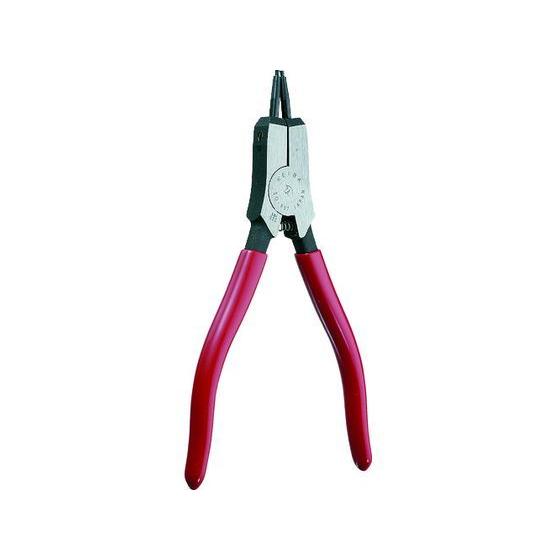 【お取り寄せ】KEIBA スナップリングプライヤー(軸用) 175 SO-907 プライヤー ペンチ...