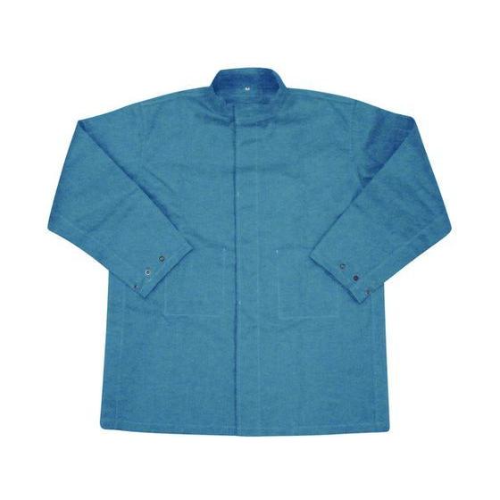 【お取り寄せ】吉野 ハイブリッド 耐熱・耐切創 作業服 上着 ネイビーブルー 防護服 保護服 特殊服...