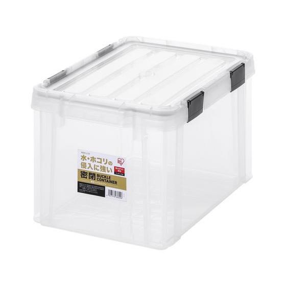 【お取り寄せ】アイリスオーヤマ 密閉バックルコンテナ クリア 19.5L MBR-21R バックルコ...