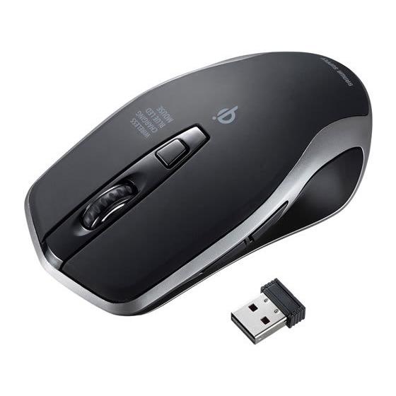 サンワサプライ Qi対応ワイヤレス充電マウス ブラック MA-WBL157BK マウス キーボード ...