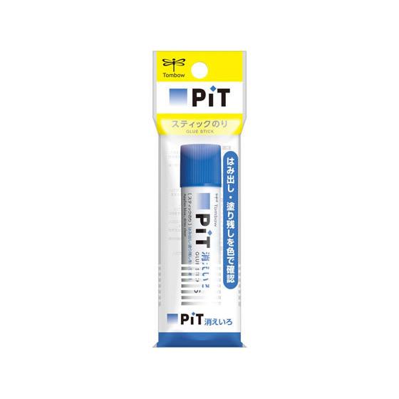トンボ鉛筆 消えいろピット S PKPT-TC 工作のり 学校 スティックのり のり 接着剤 切る ...