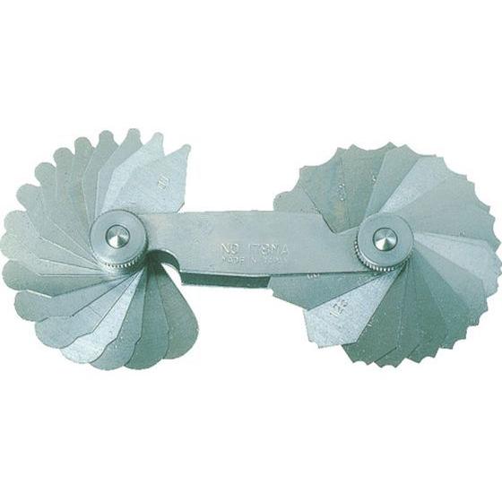 【お取り寄せ】TRUSCO ラジアスゲージ 測定範囲24.0~30.0 14枚組 178MD 定盤 ...