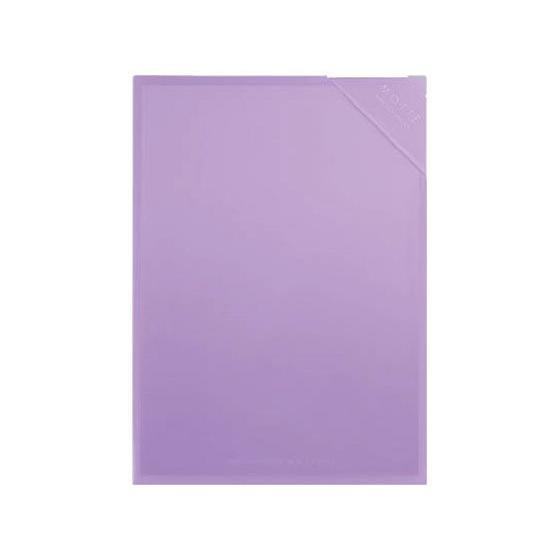 コクヨ ハードクリヤーホルダー〈モッテ〉A4 紫 フ-LMD750V Ａ４ 色柄付タイプ クリアホル...