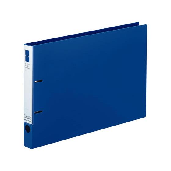 コクヨ リングファイル〈スリムスタイル〉 B4ヨコ 背幅33mm フ-URF439NB 丸型２穴リン...