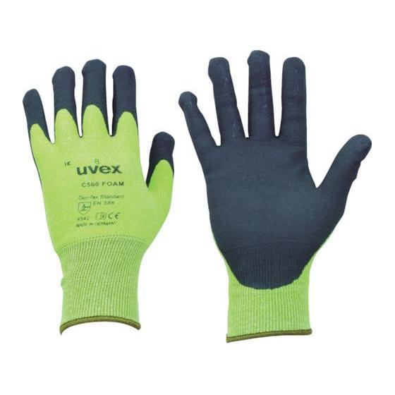 【お取り寄せ】UVEX C500 フォーム L 6049469 耐切創手袋 作業用手袋