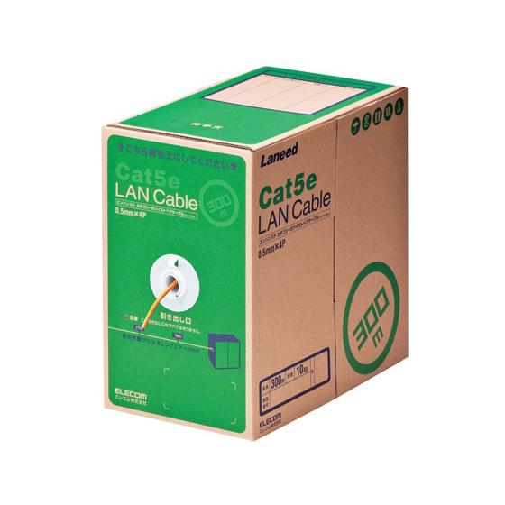 【お取り寄せ】エレコム LANケーブル Cat5e 単線300m オレンジ LD-CT2 DR300...