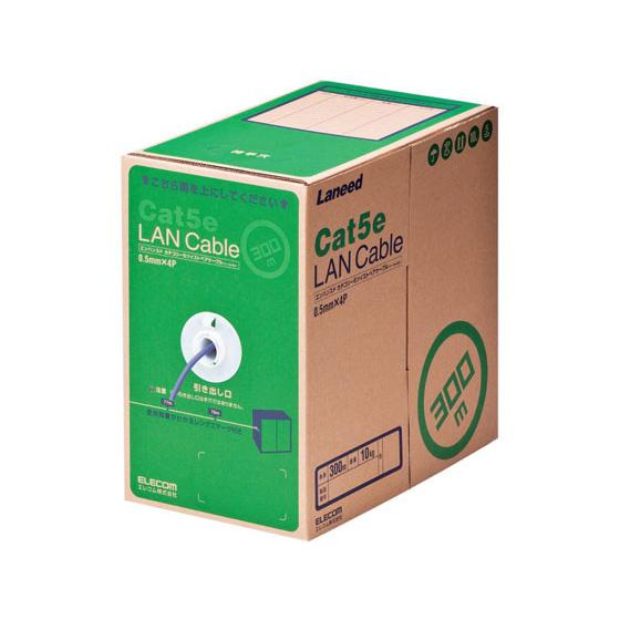 【お取り寄せ】エレコム LANケーブル Cat5e単線300m パープル LD-CT2 PU300 ...