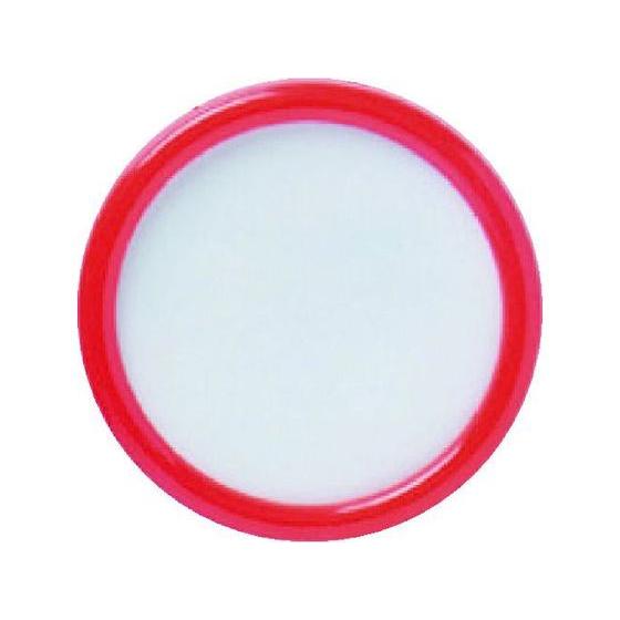 【お取り寄せ】TRUSCO 丸型名札 クリップピン両用タイプ Φ45 赤 TCNF45-R クリップ...