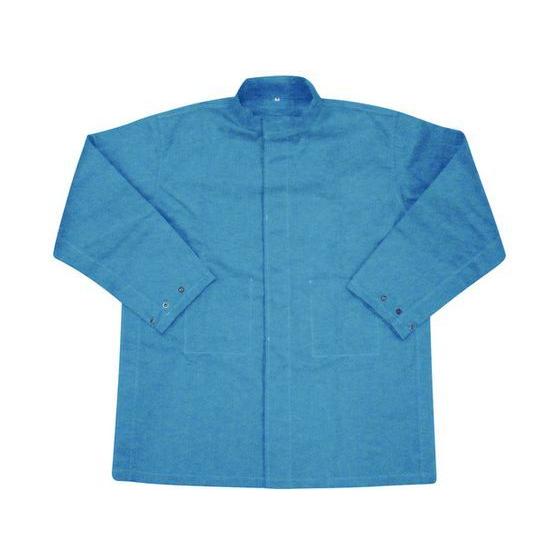 【お取り寄せ】吉野 ハイブリッド 耐熱・耐切創 作業服 上着 ネイビーブルー 防護服 保護服 特殊服...