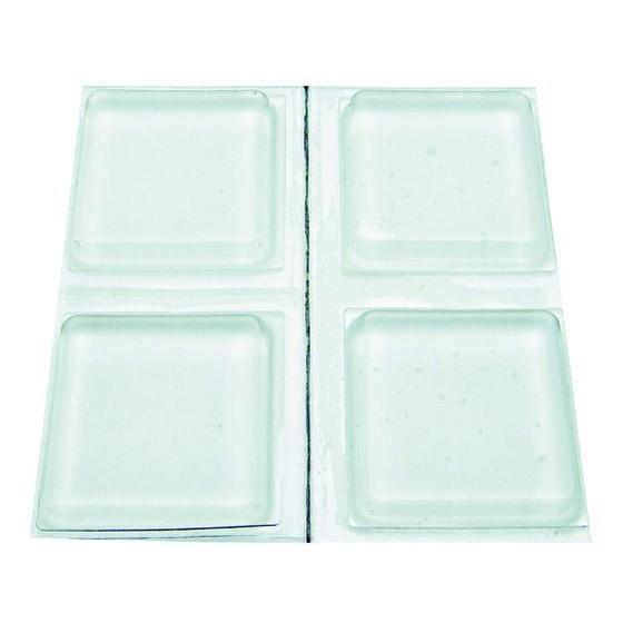 【お取り寄せ】WAKI ソフトクッション 25.4角×4.7mm 4個入り CN-013 樹脂素材 ...