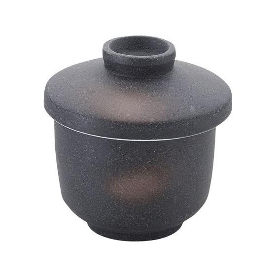 【お取り寄せ】EBM 和食器コレクション 黒伊賀 むし碗 8181250 キッチン雑貨