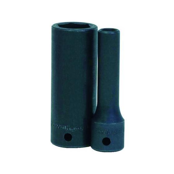 【お取り寄せ】WILLIAMS 1／2ドライブ ショートソケット 6角 10mm インパクト JHW...