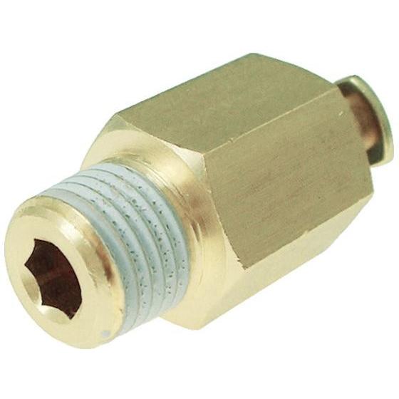 【お取り寄せ】チヨダ タッチコネクターニップルコネクター(金属) 接続口径R3／8 CKN-12-0...