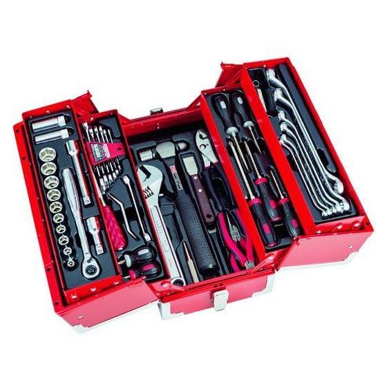 【お取り寄せ】TONE ツールセット 差込角12.7mm 56点セット TSA4331BK 工具セッ...