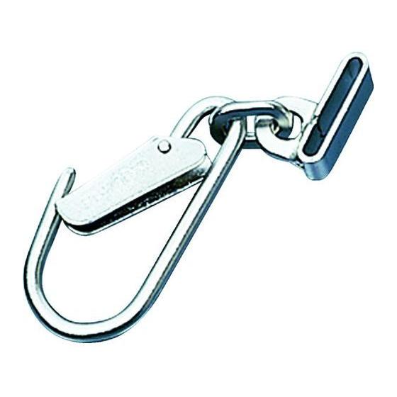 【お取り寄せ】ツヨロン 工具用吊り用フック R-9-50-HD 墜落制止用器具 安全保護具 作業